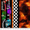 Hot Rods Stripes 4099D Cotton Quilting Fabric