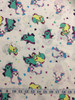 Hatchimal Penguala Magic Multi White Cotton Quilting Fabric 1/2 YARD