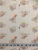 Disney Dumbo in the Circus Dumbo Toss White Cotton Quilting Fabric 1/2 YARD