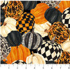 Candelabra Pumpkins Packed Multi  Cotton Quilting Fabric
