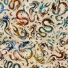 Dragon Quest Dragon Toss Ecru 28809-E Cotton Quilting Fabric