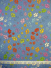 Go Doggie Paws Toss Blue by Loralie Cotton Quilting Fabric