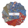 Hot Wheels Classic Cars 10 Inch 42 Piece Stacker Layer Cake Cotton Quilting Fabric