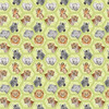 Baby Safari African Animals Hexie Animals Small Green 24674-73 Cotton Quilting Fabric