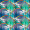 Princess Dreams Rainbow Waterfall 21536-MLT Cotton Quilting Fabric