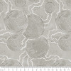 Aboriginal Art Spirit of the Bush 3 Waterholes Grey 5018/29 Cotton Quilting Fabric