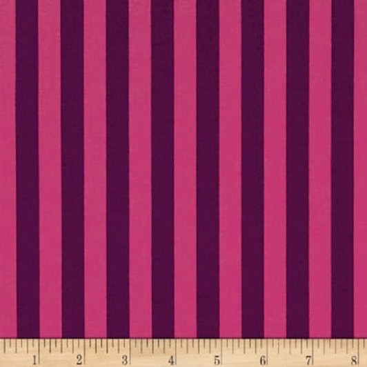 All Stars Stripe Foxglove Tula Pink Cotton Quilting Fabric All Stars Stripe Foxglove Tula Pink Cotton Quilting Fabric
