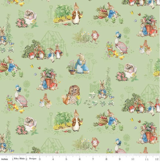 Peter Rabbit & Friends™ Characters Fern CD15861 FERN Cotton Quilting Fabric Peter Rabbit & Friends™ Characters Fern CD15861 FERN Cotton Quilting Fabric
