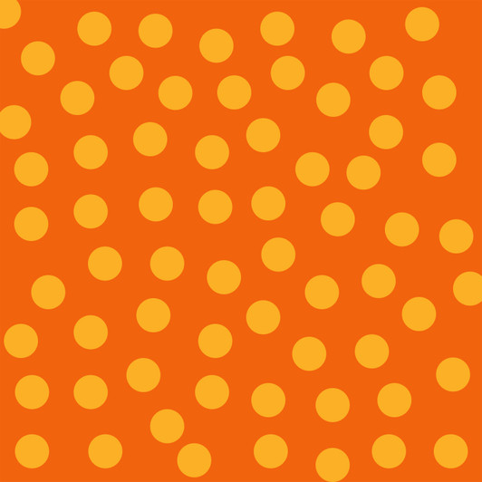 A is for Aussie Dots Orange 4067J Cotton Quilting Fabric