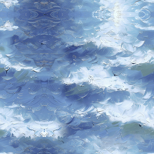 Southern Voyage Waves Blue 4080I Cotton Quilting Fabric Southern Voyage Waves Blue 4080I Cotton Quilting Fabric