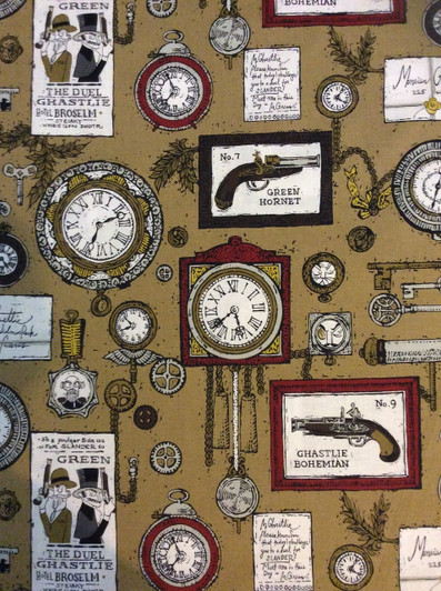 Ghastlie Duel Potion Taupe Alexander Henry Cotton Quilting Fabric