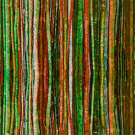 Fabulously Froggy Bamboo Russet 4065O Cotton Quilting Fabric