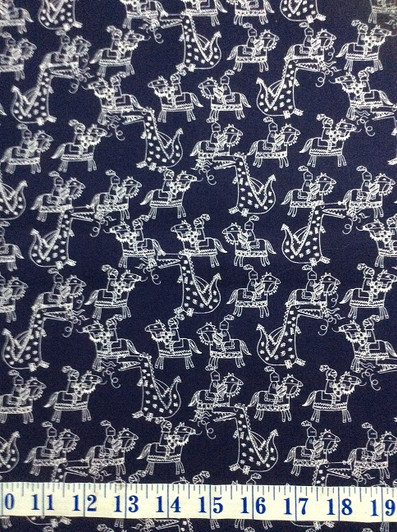 Knights and Dragons Navy Background Cotton Quilting Fabric 1/2 YARD Knights and Dragons Navy Background Cotton Quilting Fabric 1/2 YARD