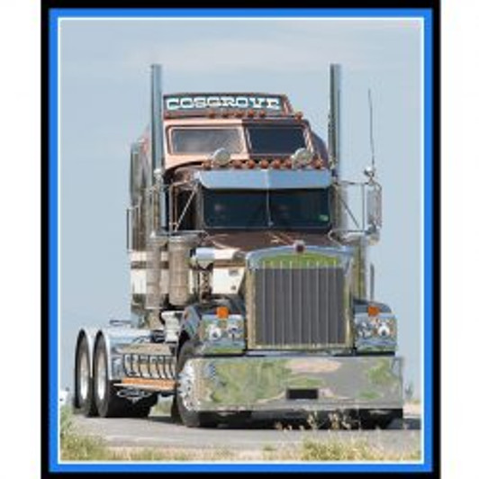 Trucks Big Rigs Cosgrove Rig Cotton Quilting Fabric Panel Trucks Big Rigs Cosgrove Rig Cotton Quilting Fabric Panel