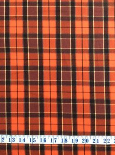 Tartan Red Ruff Life Cotton Quilting Fabric 1/2 YARD Tartan Red Ruff Life Cotton Quilting Fabric 1/2 YARD