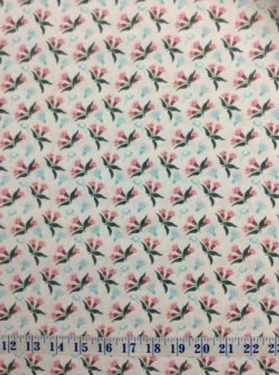 Australian Native Bouquet Gum Blossoms White Cotton Quilting Fabric 1/2 YARD Australian Native Bouquet Gum Blossoms White Cotton Quilting Fabric 1/2 YARD