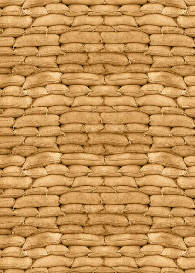 Anzac Day Remembering Day Sandbags Cotton Quilting Fabric 1/2 YARD Anzac Day Remembering Day Sandbags Cotton Quilting Fabric 1/2 YARD