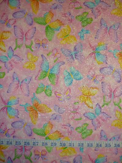 Butterflies Crystalline Make believe Silver Glitter Highlights