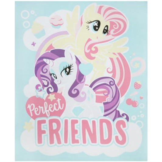 My Little Pony Perfect Friends Cotton Quilting Fabric Panel My Little Pony Perfect Friends Cotton Quilting Fabric Panel