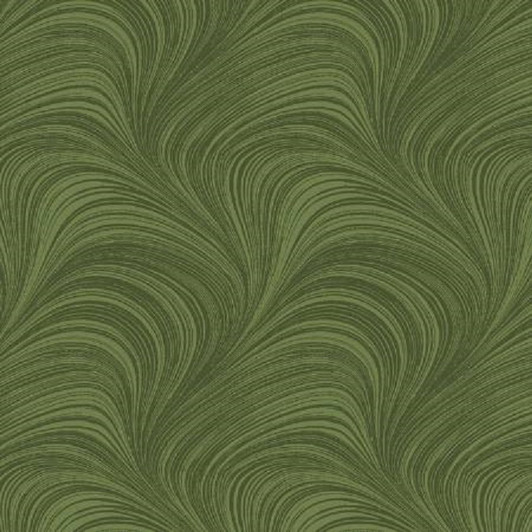 Wave Texture Medium Green Cotton Quilting Fabric 1/2 YARD Wave Texture Medium Green Cotton Quilting Fabric 1/2 YARD