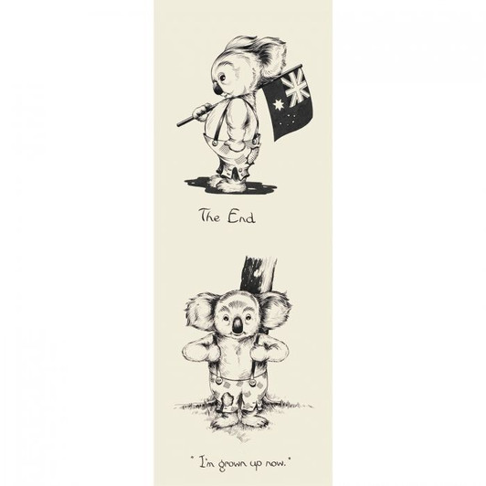 Australian Blinky Bill Koala The End DV3320 Cotton Quilting Fabric Small Panel Australian Blinky Bill Koala The End DV3320 Cotton Quilting Fabric Small Panel
