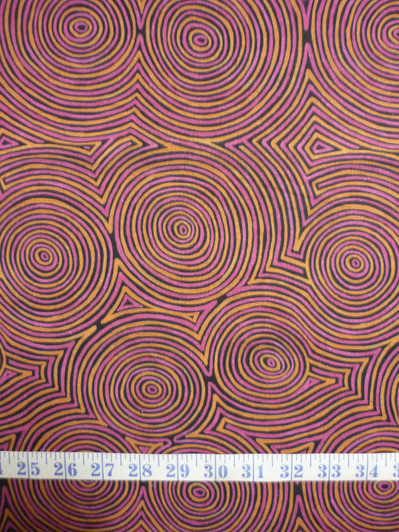 Ngurambang Waterholes Mauve DV3620 Cotton Quilting Fabric