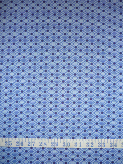 True Colours Hexy Deep Sea Tula Pink Cotton Quilting Fabric