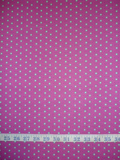 True Colours Hexy Thistle Tula Pink Cotton Quilting Fabric