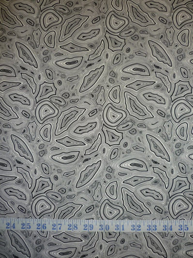 Line Work Mineral Tula Pink PWTP148-PAPER Cotton Quilting Fabric