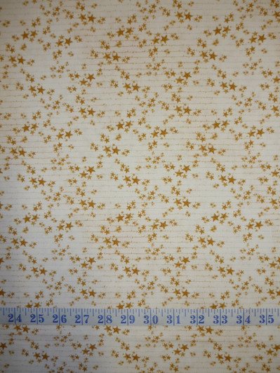 Rainbow Unicorns Magical Star Dust Cream Cotton Quilting Fabric