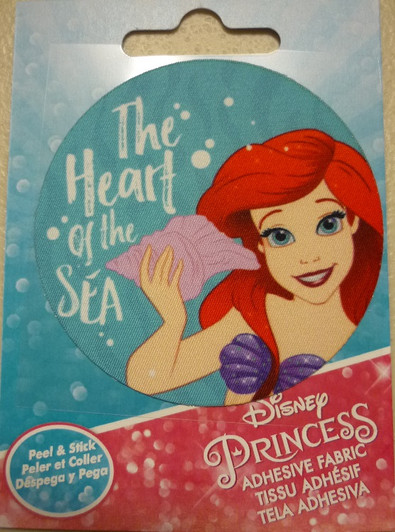 Disney Princess Little Mermaid Ariel Adhesive Iron On Motif