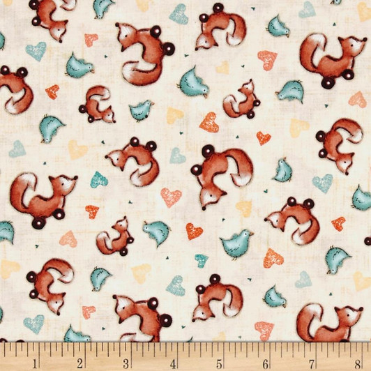 Heartfelt Gorjuss Girl Santoro London Animal Toss Cream Cotton Quilting Fabric 1/2 YARD Heartfelt Gorjuss Girl Santoro London Animal Toss Cream Cotton Quilting Fabric 1/2 YARD