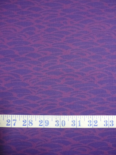 Lorikeet Aloft Budgie Purple Cotton Quilting Fabric