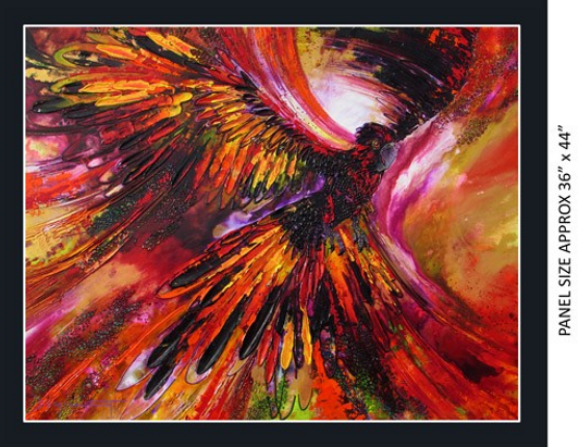 Cockatoo Chatter Redtailed Riot Cotton Quilting Fabric Panel Cockatoo Chatter Redtailed Riot Cotton Quilting Fabric Panel