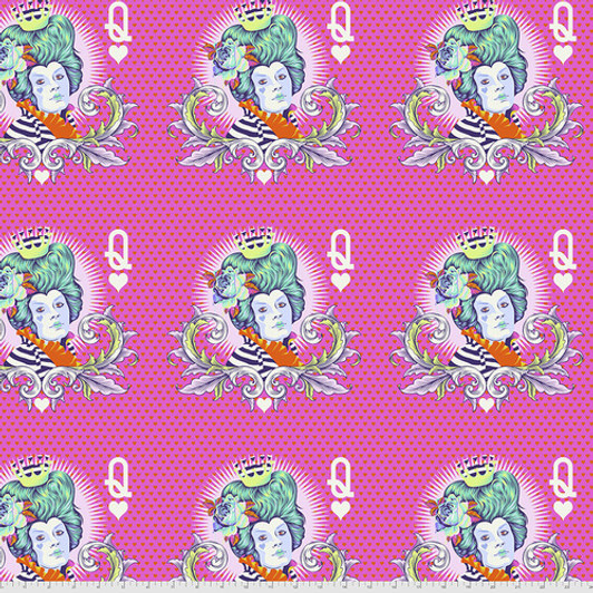 Curiouser and Curiouser  The Red Queen  Daydream Tula Pink Cotton Quilting Fabric Curiouser and Curiouser  The Red Queen  Daydream Tula Pink Cotton Quilting Fabric