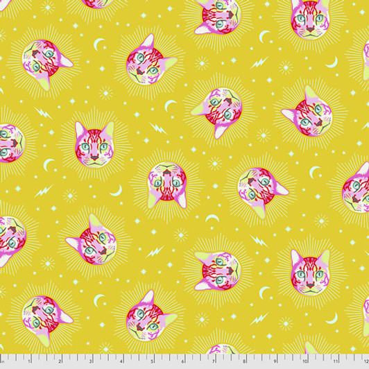 Curiouser and Curiouser Cheshire Wonder Tula Pink Cotton Quilting Fabric Curiouser and Curiouser Cheshire Wonder Tula Pink Cotton Quilting Fabric