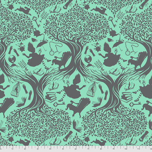 Curiouser and Curiouser Down the Rabbit Hole Daydream Tula Pink Cotton Quilting Fabric Curiouser and Curiouser Down the Rabbit Hole Daydream Tula Pink Cotton Quilting Fabric