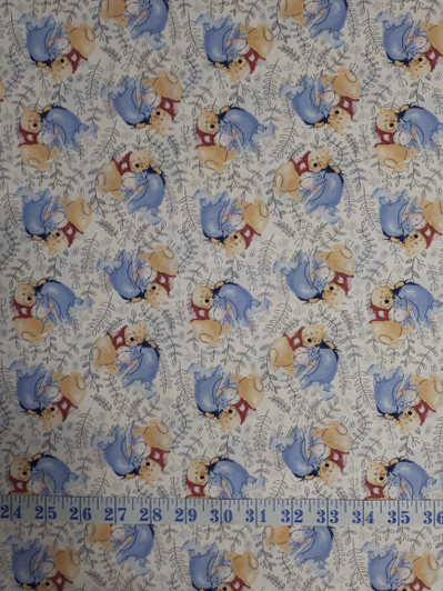 Disney Winnie the Pooh Best Friends Cotton Quilting Fabric Disney Winnie the Pooh Best Friends Cotton Quilting Fabric