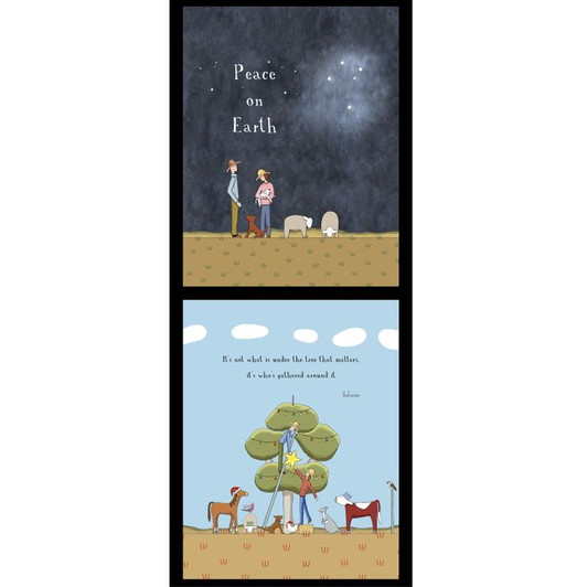 Christmas In Australia Peace on Earth DV3930 Cotton Quilting Fabric Panel Christmas In Australia Peace on Earth DV3930 Cotton Quilting Fabric Panel