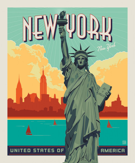 Destinations New York Lady Liberty Cotton Quilting Fabric Panel Destinations New York Lady Liberty Cotton Quilting Fabric Panel