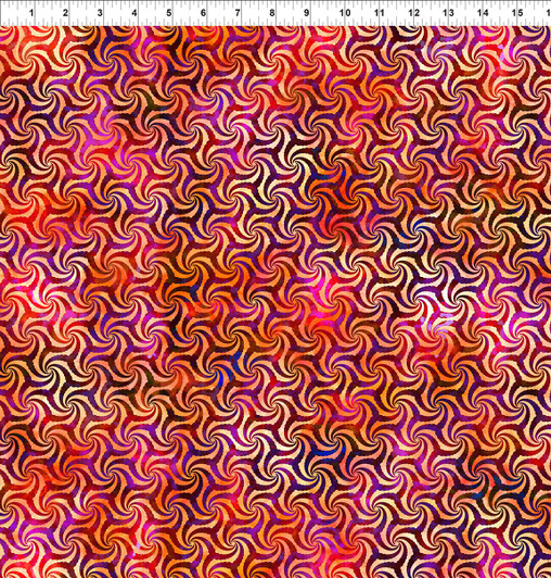 Elysian Twist Red 4JYN-1 Cotton Quilting Fabric Elysian Twist Red 4JYN-1 Cotton Quilting Fabric