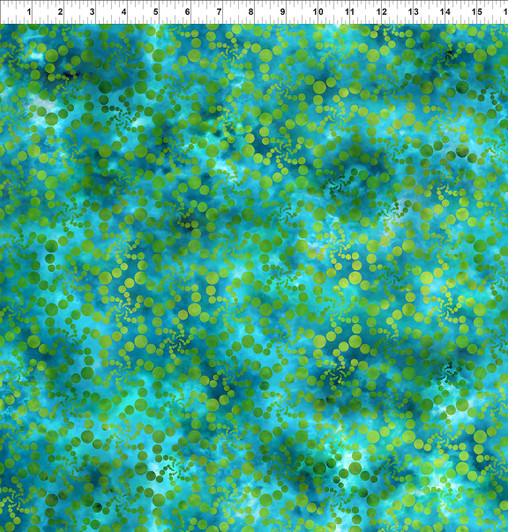 Elysian Bubbles Green 6JYN-2 Cotton Quilting Fabric Elysian Bubbles Green 6JYN-2 Cotton Quilting Fabric