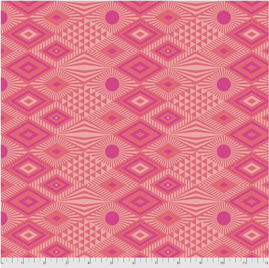 Tula Pink Daydreamer Dragonfruit PWTP096 Cotton Quilting Fabric Tula Pink Daydreamer Dragonfruit PWTP096 Cotton Quilting Fabric