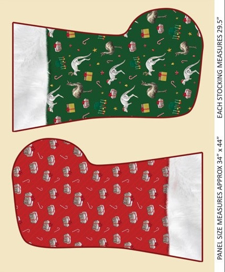 12 Days Of Christmas Downunder Australia X Large Stocking 1012B Cotton Quilting Fabric Panel 12 Days Of Christmas Downunder Australia X Large Stocking 1012B Cotton Quilting Fabric Panel