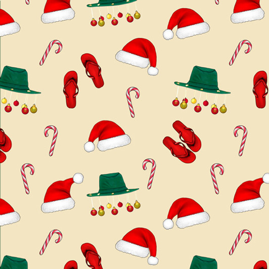12 Days Of Christmas Downunder Australia Christmas Wear Cream 1012L Cotton Quilting Fabric 12 Days Of Christmas Downunder Australia Christmas Wear Cream 1012L Cotton Quilting Fabric