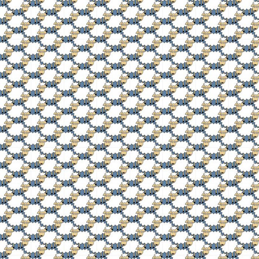 Happy Farm Sheep DV5086 Cotton Quilting Fabric Happy Farm Sheep DV5086 Cotton Quilting Fabric