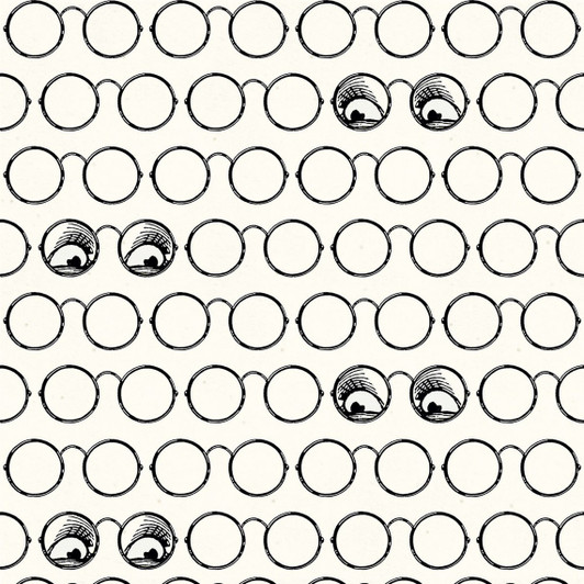 Goosetales Spooky Specs Off White Cotton Quilting Fabric Goosetales Spooky Specs Off White Cotton Quilting Fabric