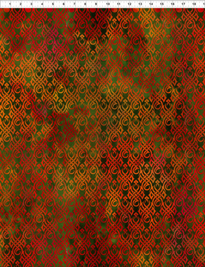 Dragons The Ancients Flames Green Cotton Quilting Fabric Dragons The Ancients Flames Green Cotton Quilting Fabric