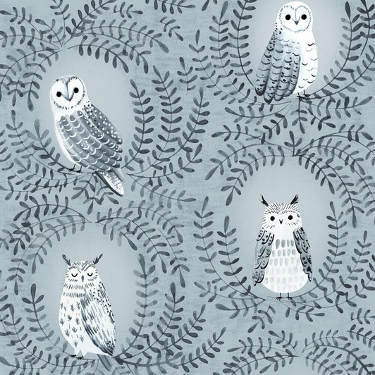 Nightfall Owls D1942 Cotton Quilting Fabric Nightfall Owls D1942 Cotton Quilting Fabric