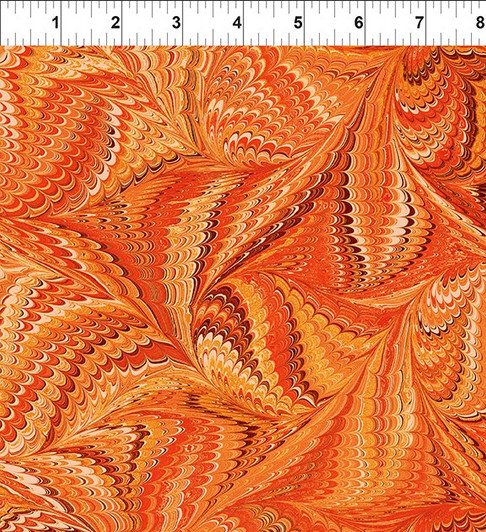 Marble Essence Genova Orange 6JYM-3 Cotton Quilting Fabric Marble Essence Genova Orange 6JYM-3 Cotton Quilting Fabric